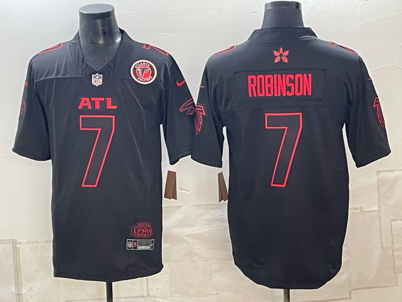 Men 2026 Atlanta Falcons #7 Robinson black Nike Limited NFL Jersey 1025002->new york knicks->NBA Jersey